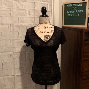 Tart Sheer V-neck Tee Size Medium